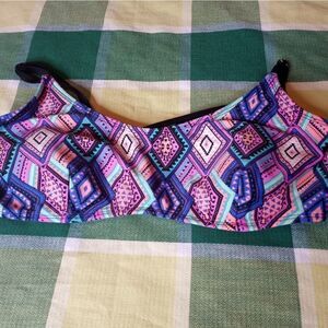Xhilaration XL Straps Multicolored Bikini Top Bra